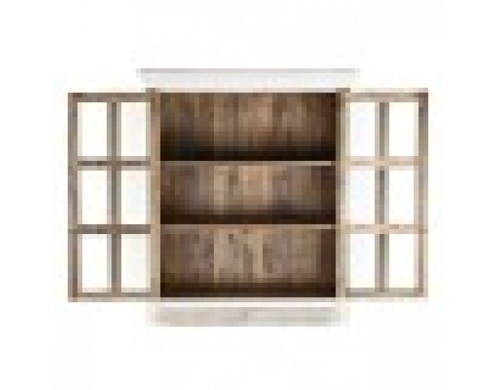 Витрина DKD Home Decor 110 x 45 x 200 cm Кристал Алуминий Дърво манго Витрина DKD Home Decor 110 x 45 x 200 cm Кристал Алуминий Дърво манго