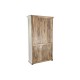 Витрина DKD Home Decor 110 x 45 x 200 cm Кристал Алуминий Дърво манго Витрина DKD Home Decor 110 x 45 x 200 cm Кристал Алуминий Дърво манго