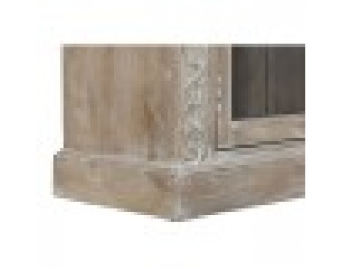 Витрина Home ESPRIT Бял Дърво манго 120 X 44 X 210 cm Витрина Home ESPRIT Бял Дърво манго 120 X 44 X 210 cm