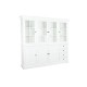 Витрина DKD Home Decor Кристал Дървен MDF 218,4 x 40,6 x 203 cm Витрина DKD Home Decor Кристал Дървен MDF 218,4 x 40,6 x 203 cm