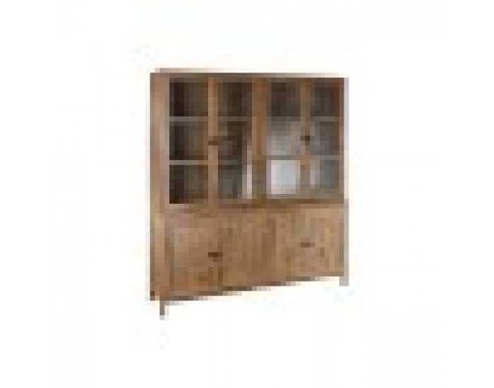 Витрина Home ESPRIT Естествен Кристал Дърво манго 200 x 45 x 230 cm Витрина Home ESPRIT Естествен Кристал Дърво манго 200 x 45 x 230 cm