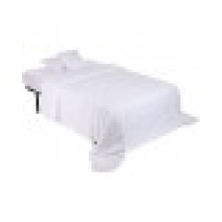 Покривка за легло Home ESPRIT Бял 180 x 260 cm - Шалтета