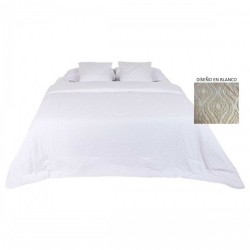 Покривка за легло Home ESPRIT Бял 180 x 260 cm - Шалтета