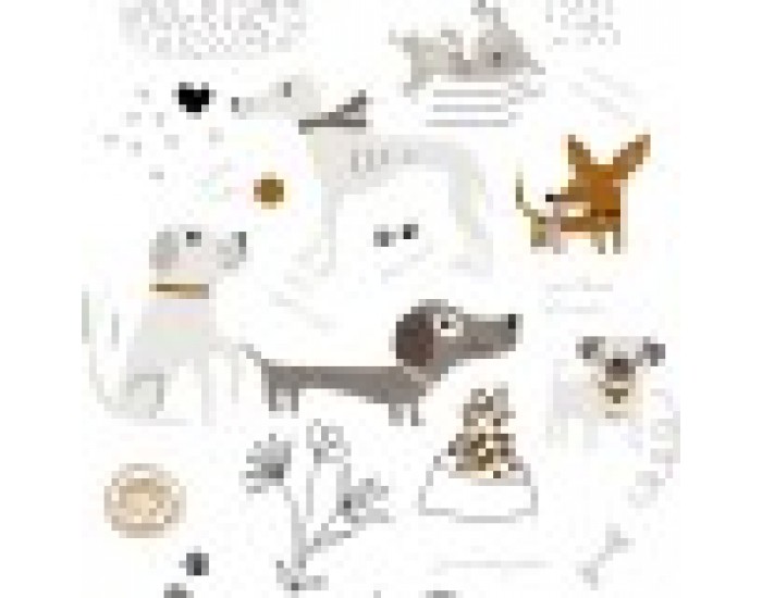 Покривка за легло Panzup Dogs 1 (270 x 260 cm) (180/200 легло)
