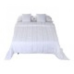Покривка за легло Home ESPRIT Бял 240 x 260 cm - Шалтета