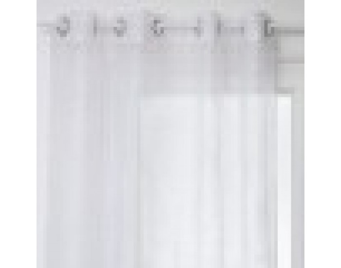 Завеса Atmosphera Tropical полиестер Бял (140 x 240 cm)