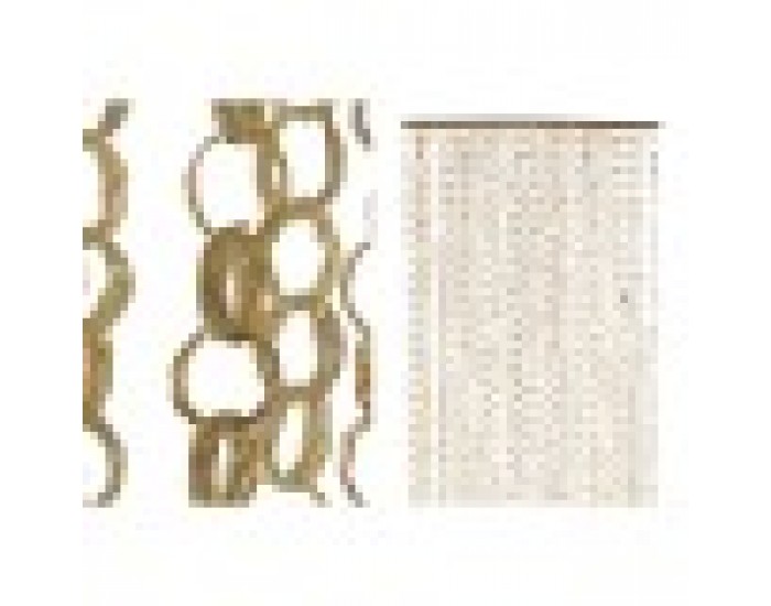 Завеса Home ESPRIT Естествен 90 x 5 x 205 cm