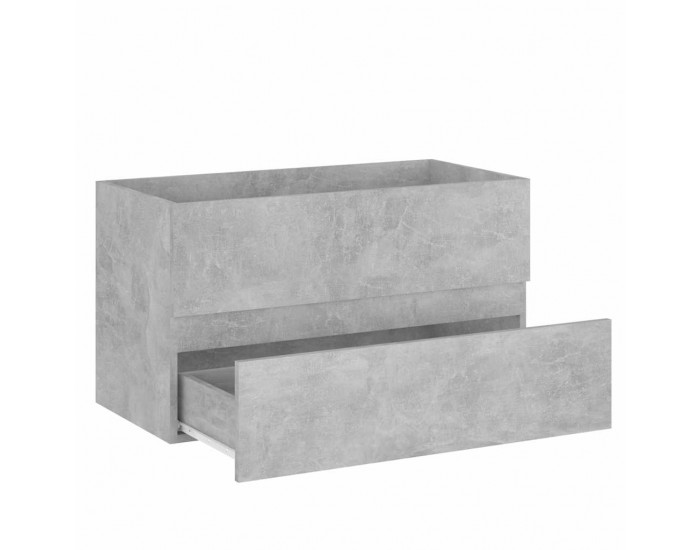 Sonata H Комплект мебели за баня от 2 части бетонно сив инженерно дърво