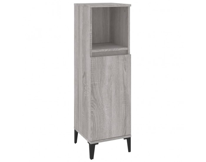 Sonata H Комплект мебели за баня от 3 части сив сонома инженерно дърво