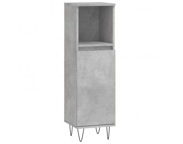 Sonata H Комплект мебели за баня от 3 части бетонно сив инженерно дърво