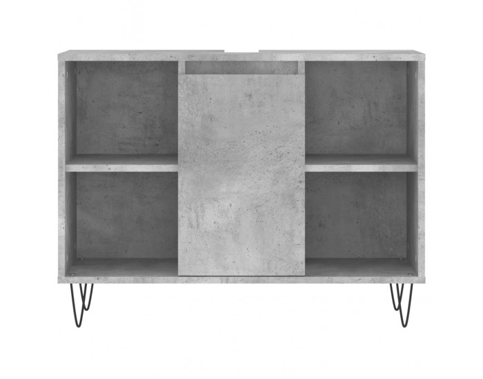 Sonata H Комплект мебели за баня от 3 части бетонно сив инженерно дърво