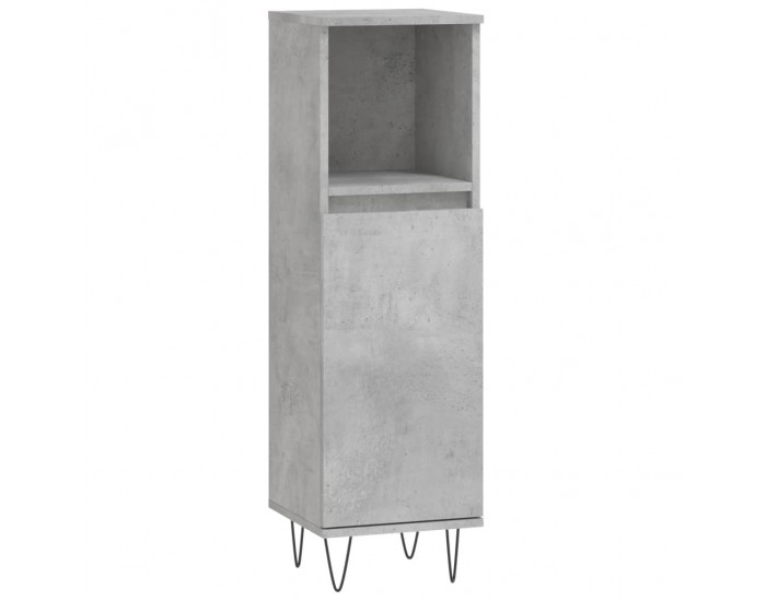 Sonata H Комплект мебели за баня от 3 части бетонно сив инженерно дърво