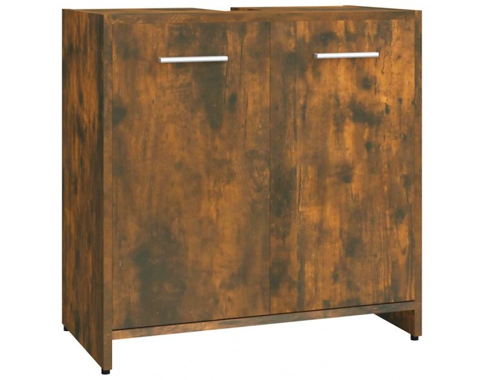 Sonata H Шкаф за баня, опушен дъб, 60x33x60 см, инженерно дърво