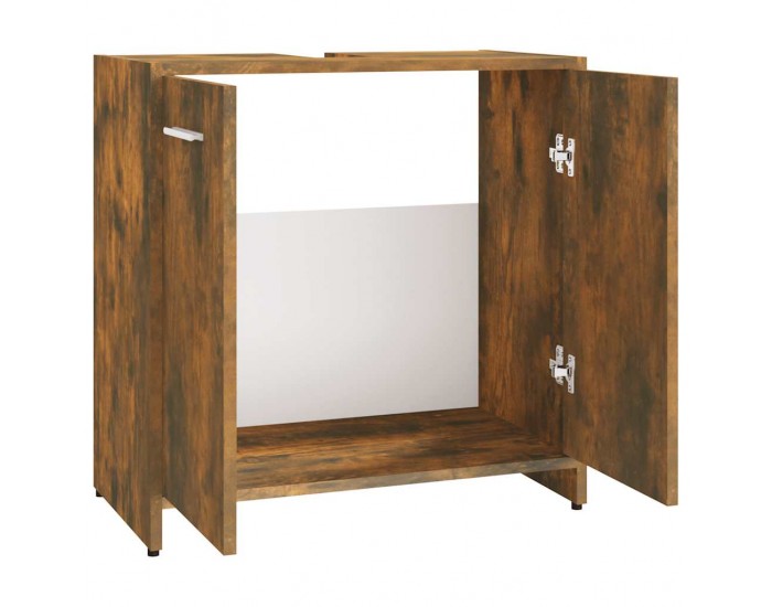 Sonata H Шкаф за баня, опушен дъб, 60x33x60 см, инженерно дърво