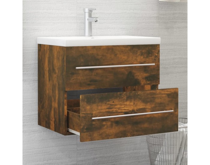 Sonata H Шкаф за мивка, опушен дъб, 60x38,5x48 см, инженерно дърво