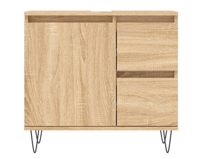 Sonata H Шкаф за баня, сонома дъб, 65x33x60 см, инженерно дърво