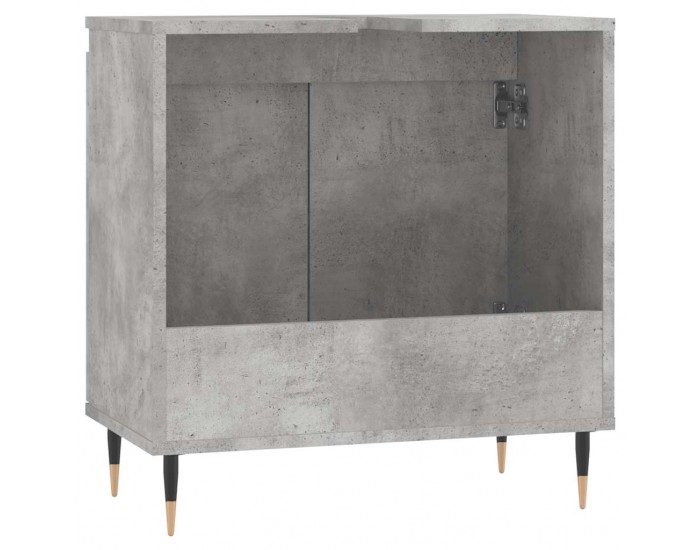 Sonata H Шкаф за баня, бетонно сив, 58x33x60 см, инженерно дърво