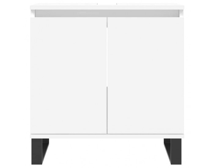 Sonata H Шкаф за баня, бял, 58x33x60 см, инженерно дърво