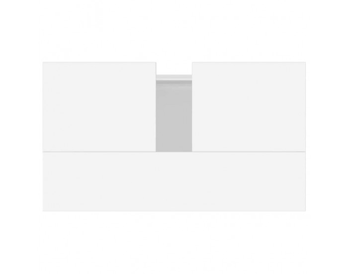 Sonata H Шкаф за баня, бял, 58x33x60 см, инженерно дърво