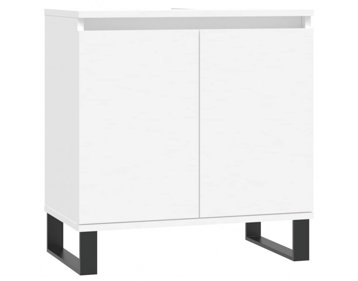 Sonata H Шкаф за баня, бял, 58x33x60 см, инженерно дърво