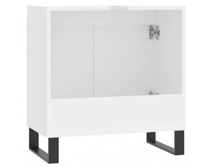 Sonata H Шкаф за баня, бял, 58x33x60 см, инженерно дърво