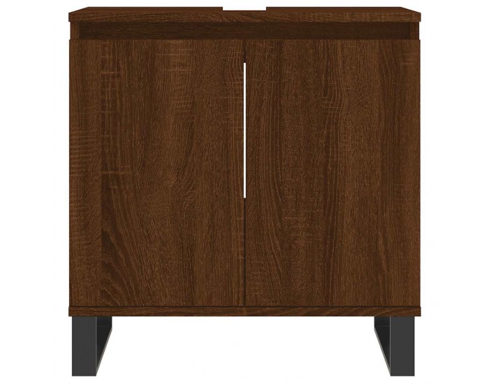 Sonata H Шкаф за баня, кафяв дъб, 58x33x60 см, инженерно дърво