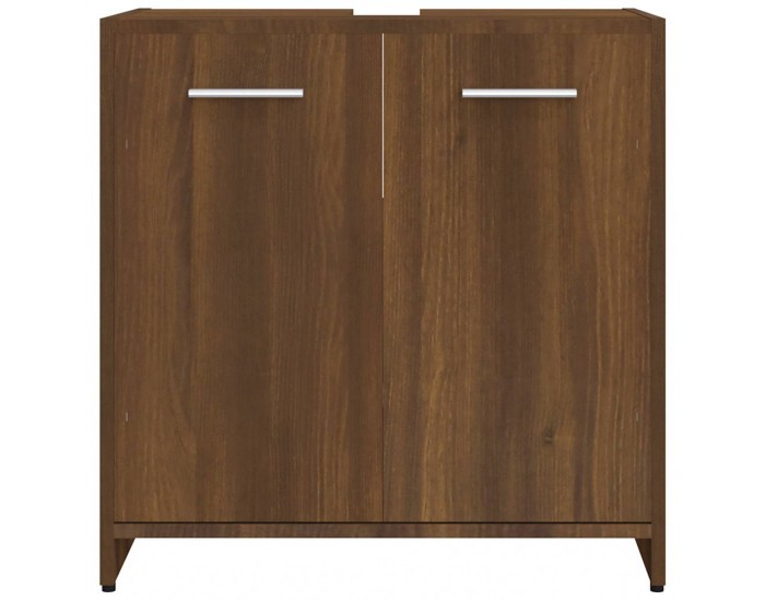 Sonata H Шкаф за баня, кафяв дъб, 60x33x60 см, инженерно дърво
