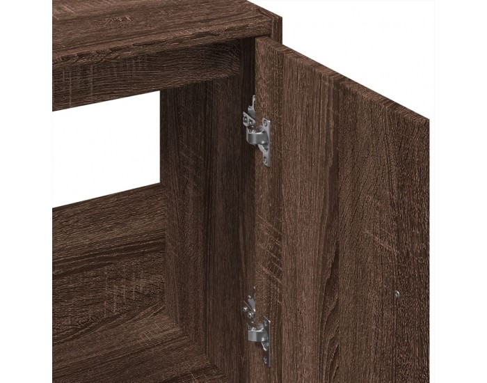 Sonata H Долен шкаф за мивка, кафяв дъб, 63x29x55 см, инженерно дърво