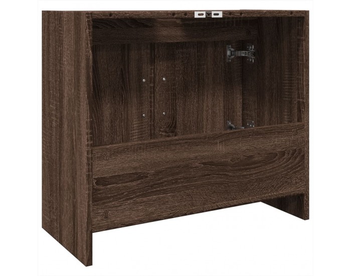 Sonata H Долен шкаф за мивка, кафяв дъб, 63x29x55 см, инженерно дърво