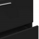 Sonata H Долен шкаф за мивка, черен, 59x37x59 см, инженерно дърво