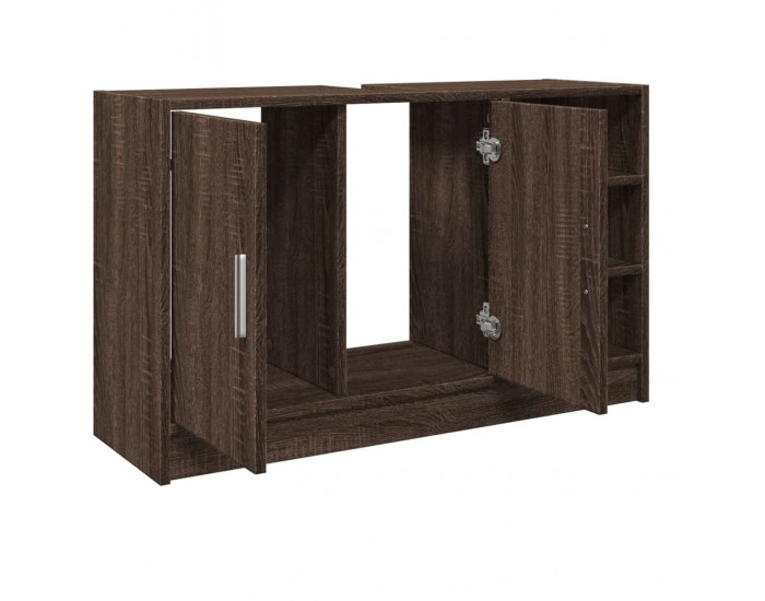 Sonata H Долен шкаф за мивка, кафяв дъб, 90x29x55 см, инженерно дърво