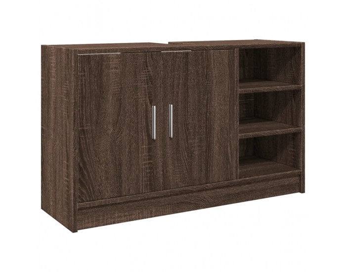 Sonata H Долен шкаф за мивка, кафяв дъб, 90x29x55 см, инженерно дърво