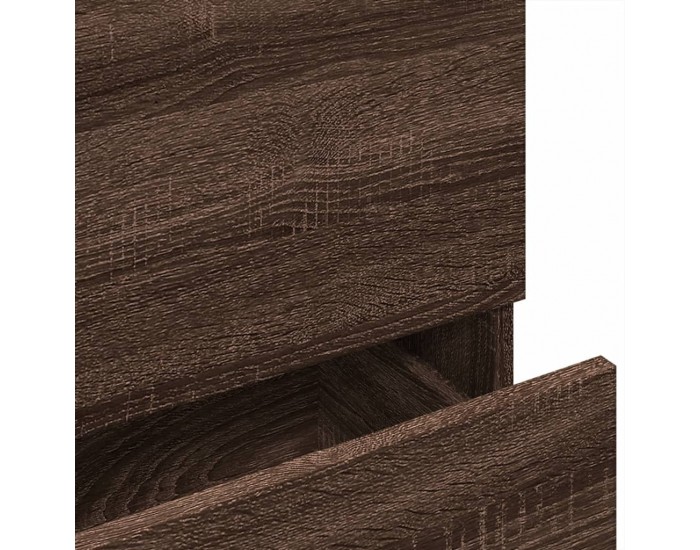 Sonata H Шкаф за мивка, кафяв дъб, 78x37x59 см, инженерно дърво