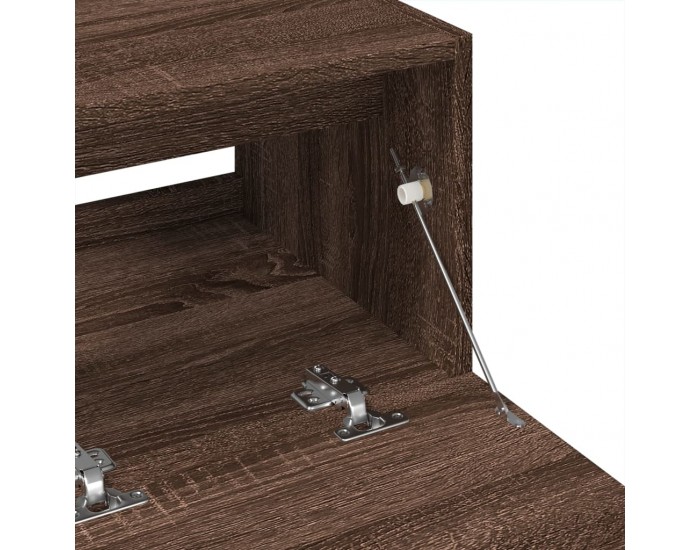 Sonata H Шкаф за мивка, кафяв дъб, 78x37x59 см, инженерно дърво