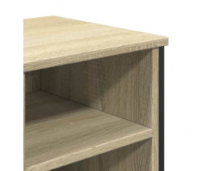 Sonata H Шкаф за мивка за баня, дъб сонома, 91x35x60 см, инженерно дърво