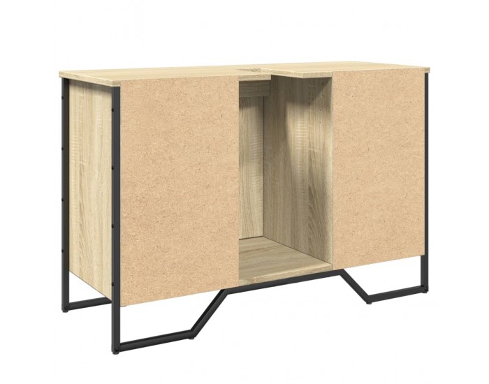 Sonata H Шкаф за мивка за баня, дъб сонома, 91x35x60 см, инженерно дърво