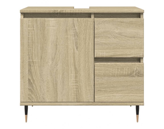 Sonata H Комплект шкафове за баня от 3 части дъб сонома инженерно дърво