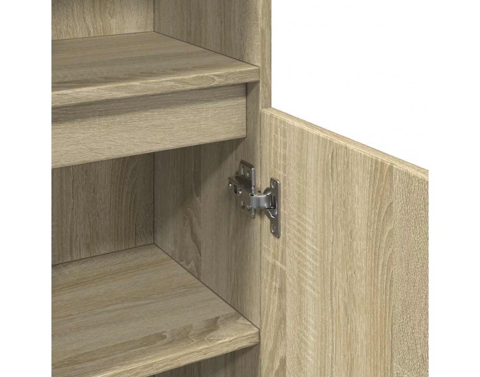 Sonata H Шкаф за баня, сонома дъб, 30x30x190 см, инженерно дърво