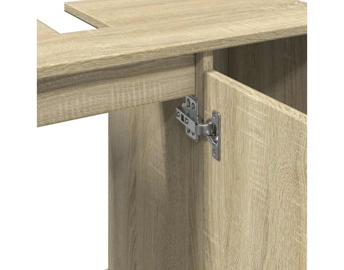 Sonata H Шкаф за баня, дъб сонома, 80x33x60 см, инженерно дърво