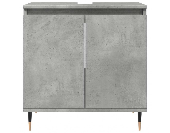 Sonata H Шкаф за баня, бетонно сив, 58x33x60 см, инженерно дърво