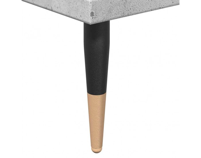 Sonata H Шкаф за баня, бетонно сив, 58x33x60 см, инженерно дърво