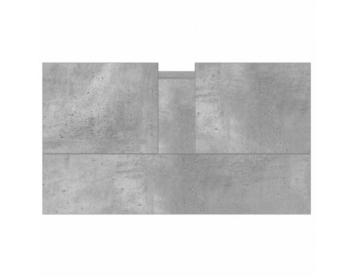 Sonata H Шкаф за баня, бетонно сив, 58x33x60 см, инженерно дърво