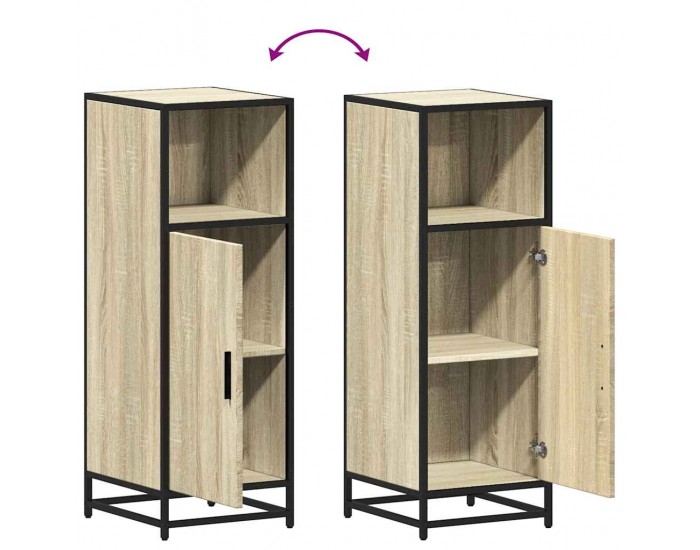 Sonata H Шкаф за баня Сонома дъб 35x37,5x100 cm Инженерна дървесина