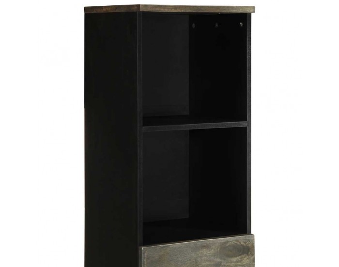 Sonata H Шкаф за баня 38x33x160 см масивно мангово дърво