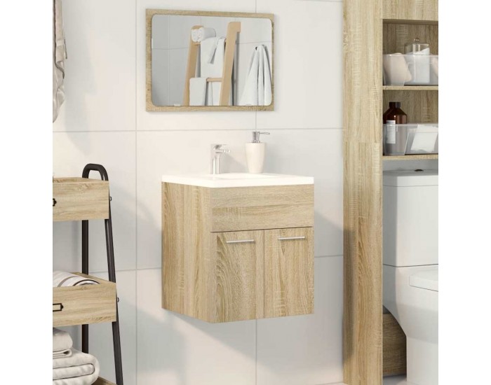 Sonata H Шкаф за мивка за баня Сонома дъб 41x38,5x46 cm