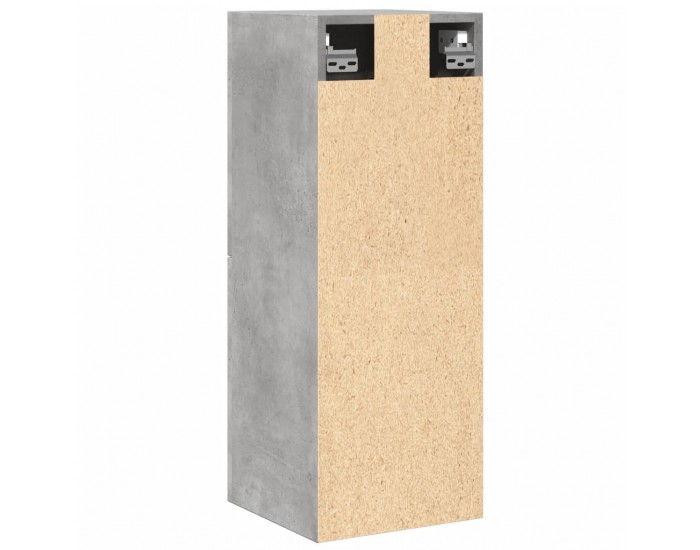 Sonata H Висящ шкаф за баня Бетон сив 30x30x80 cm Инженерна дървесина