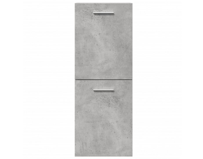 Sonata H Висящ шкаф за баня Бетон сив 30x30x80 cm Инженерна дървесина