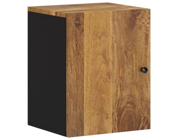 Sonata H Стенен шкаф за баня 38x33x48 см масивно мангово дърво