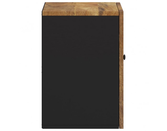 Sonata H Стенен шкаф за баня 38x33x48 см масивно мангово дърво