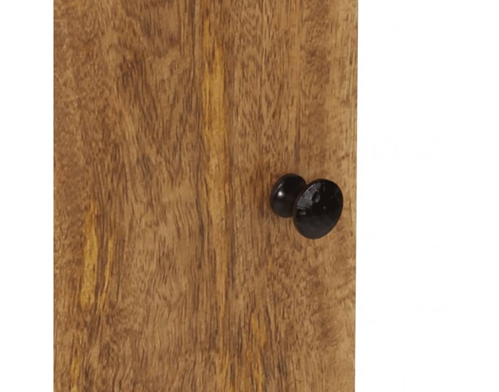 Sonata H Стенен шкаф за баня 38x33x48 см масивно мангово дърво